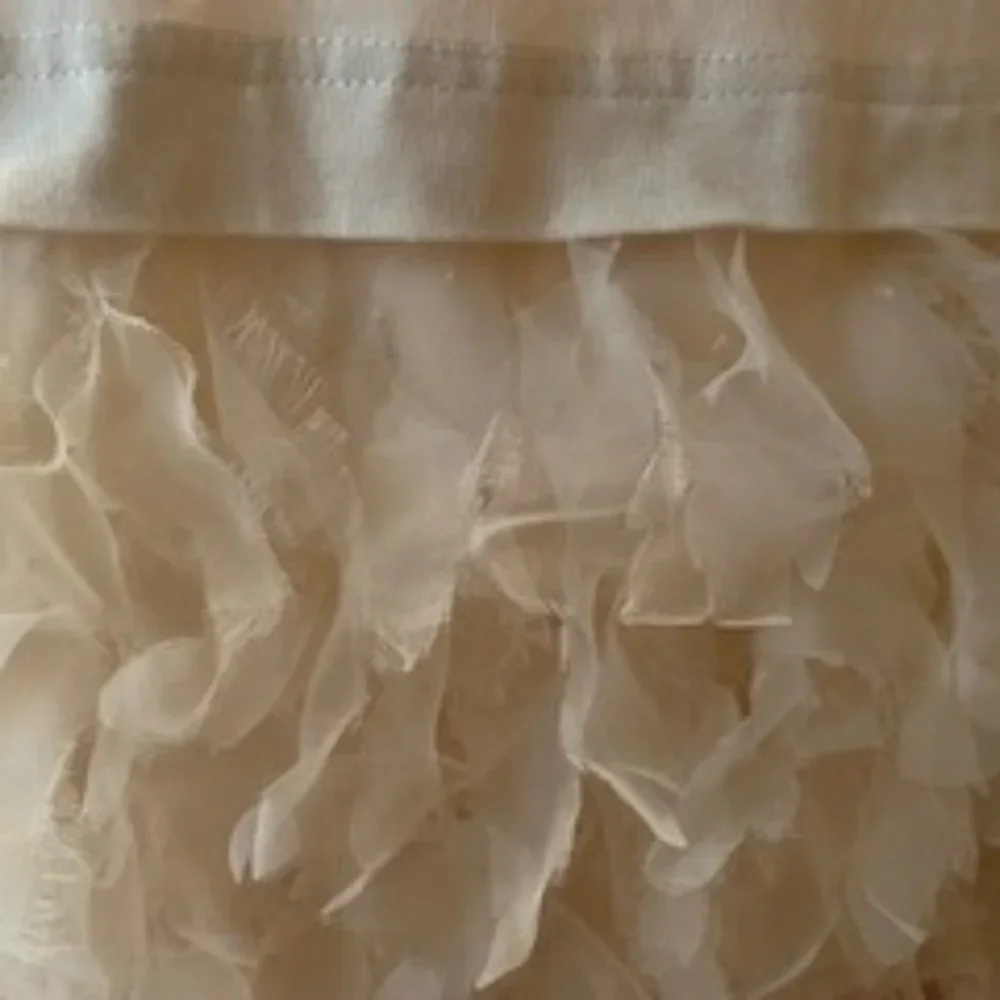 Haute Hippie Swan ivory cotton knit dress with layered tulle skirt